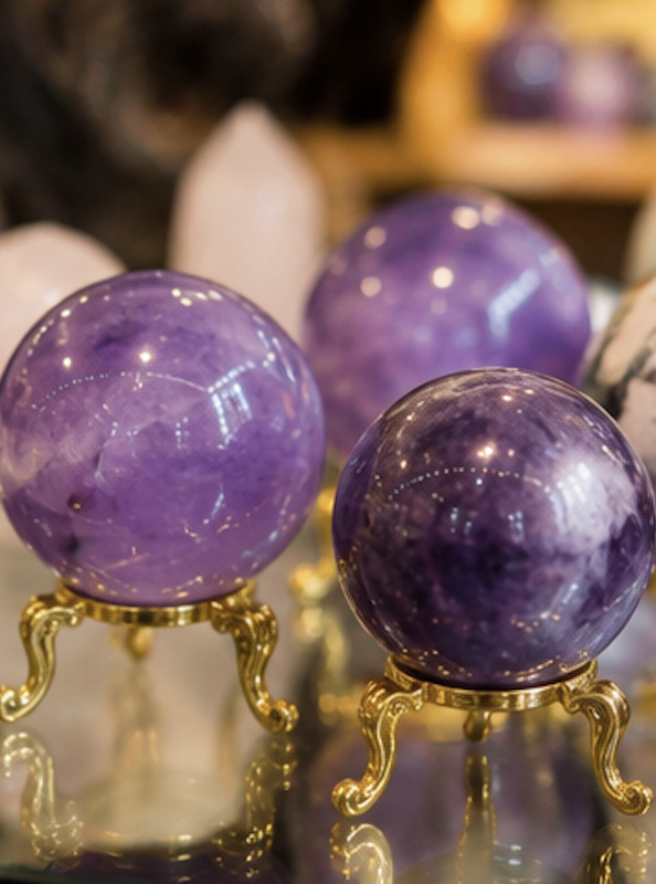 Amethyst Spheres