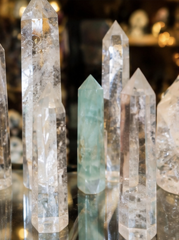 Clear Quartz Towers