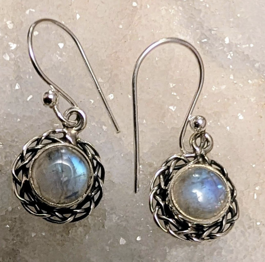 Moonstone Drop Earrings
